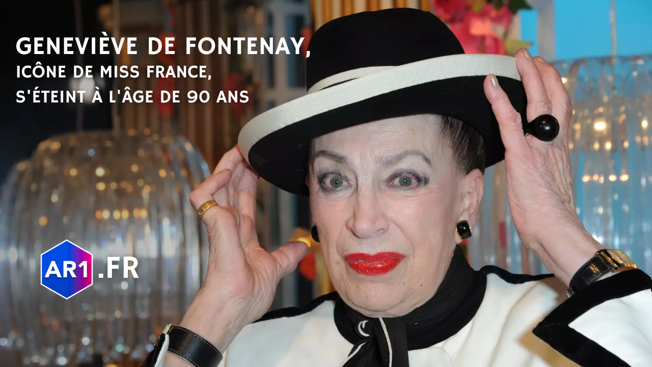 Geneviève de Fontenay, icône de Miss France, s’éteint à l’âge de 90 ans